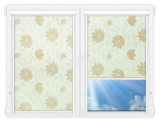 Рулонные кассетные шторы УНИ - Далия-бежевый на пластиковые окна