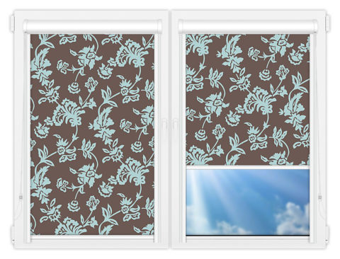 Рулонные кассетные шторы УНИ - Калифорния-4 на пластиковые окна