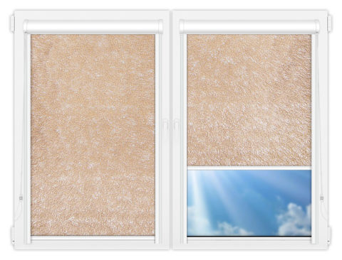 Рулонные кассетные шторы УНИ - Карисма-голд