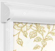 Рулонные кассетные шторы УНИ - Китайская роза бежевый