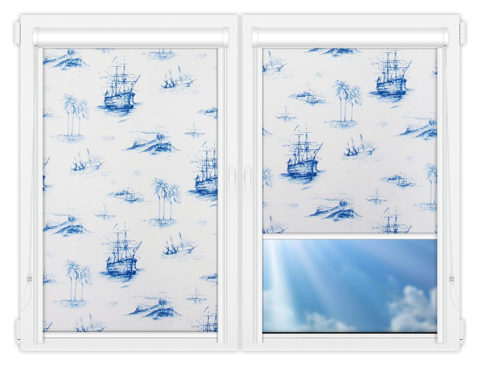 Рулонные кассетные шторы УНИ - Магеллан-1