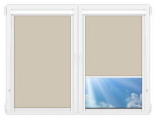 Рулонные кассетные шторы УНИ - Мюнхен-блэкаут-65