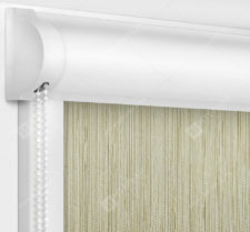 Рулонные кассетные шторы УНИ - Порто блэкаут темно-бежевый