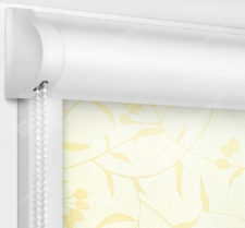 Рулонные кассетные шторы УНИ - Рябина бежевый