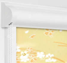 Рулонные кассетные шторы УНИ - Сакура бежевый