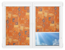 Рулонные кассетные шторы УНИ - Салмиак-терра