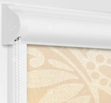 Рулонные кассетные шторы УНИ - Версаль блэкаут перл