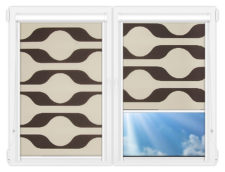 Рулонные кассетные шторы УНИ - Вискан-701