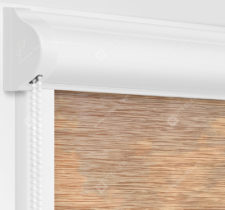 Рулонные кассетные шторы УНИ - Ямайка темно-бежевый