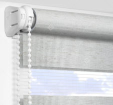 Рулонные шторы День-Ночь - Форли серый 5