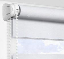 Рулонные шторы День-Ночь - Новара белый 1907