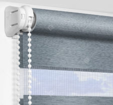 Рулонные шторы День-Ночь - Новара серый 1908