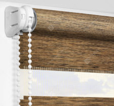 Рулонные шторы День-Ночь - Палермо коричневый 15