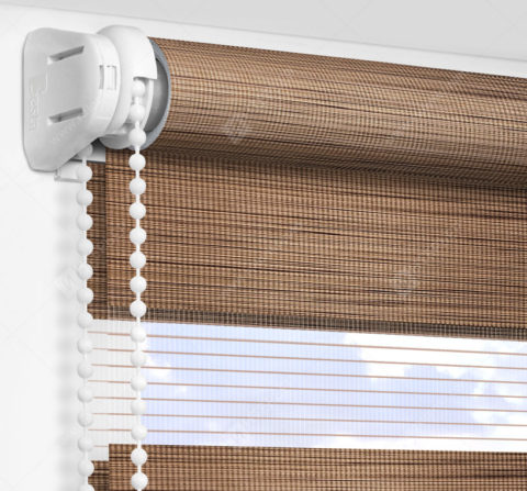 Рулонные шторы День-Ночь - Равенна кофе 38