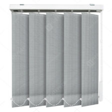 Вертикальные тканевые жалюзи Скрин серый 3846