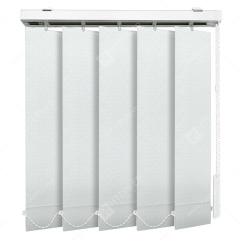 Вертикальные тканевые жалюзи Зодиак белый 1801