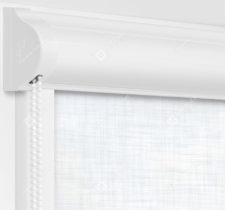 Рулонные кассетные шторы УНИ - Анже белый