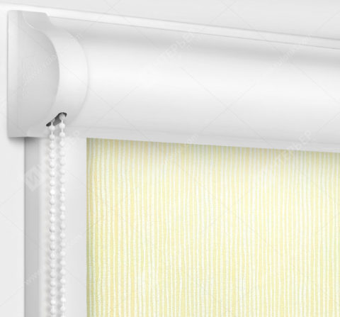 Рулонные кассетные шторы УНИ - Стикан бежевый