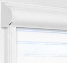 Рулонные кассетные шторы УНИ - Гэлакси белый