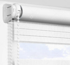 Рулонные шторы День-Ночь - Лигурия белый 2201