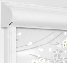 Рулонные кассетные шторы УНИ - Сакура серый