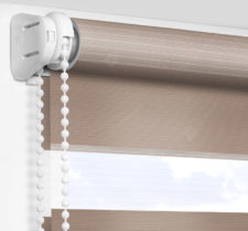 Рулонные шторы День-Ночь - Версаль темно-бежевый 75