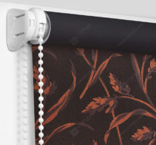 Рулонные шторы Мини - Баски димаут оранжевый