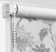 Рулонные шторы Мини - Сиена бело-серый