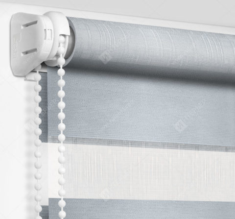 Рулонные шторы День-Ночь - Верона серо-голубой 54