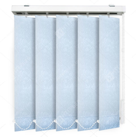 Вертикальные тканевые жалюзи Адель голубой