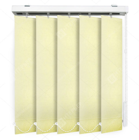 Вертикальные тканевые жалюзи Адель желтый