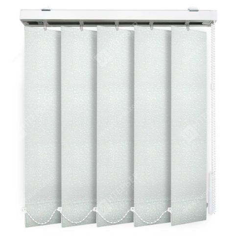 Вертикальные тканевые жалюзи Астрид белый