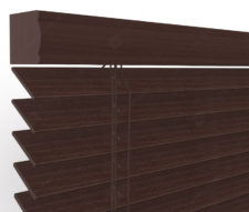 Деревянные жалюзи 50 мм, цвет орех 50K-42