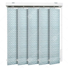 Вертикальные тканевые жалюзи Клио голубой