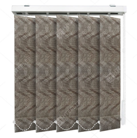 Вертикальные тканевые жалюзи Офелия коричневый