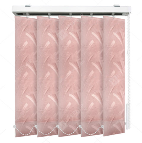 Вертикальные тканевые жалюзи Палома темно-розовый