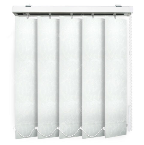 Вертикальные тканевые жалюзи Рита белый