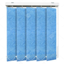 Вертикальные тканевые жалюзи Шёлк голубой