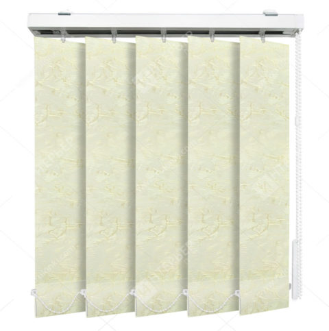 Вертикальные тканевые жалюзи Шёлк молочный