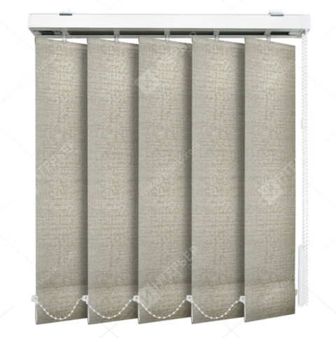 Вертикальные тканевые жалюзи Тако темно-бежевый