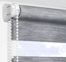 Рулонные шторы День-Ночь - Бергамо серый