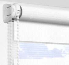 Рулонные шторы День-Ночь - Делия белоснежный