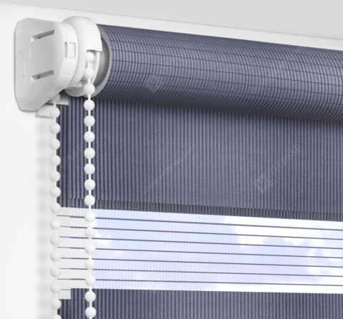 Рулонные шторы День-Ночь - Делия синий