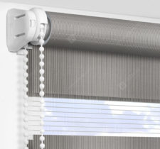 Рулонные шторы День-Ночь - Делия темно-серый