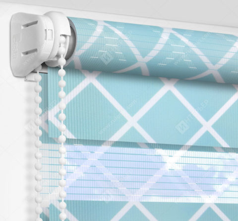 Рулонные шторы День-Ночь - Лариано мятный