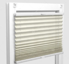 Шторы Плиссе - Авиано ванильный на пластиковые окна