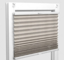 Шторы Плиссе - Гарда кремовый на пластиковые окна