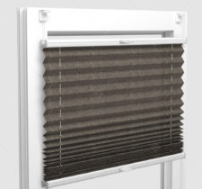 Шторы Плиссе - Корсика светло-коричневый на пластиковые окна