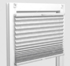 Шторы Плиссе - Новелла светло-бежевый на пластиковые окна