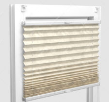 Шторы Плиссе - Самоа кремовый на пластиковые окна